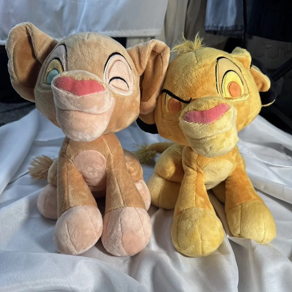 Disney The Lion King 30th Anniversary Simba & Nala Plush Set NEW